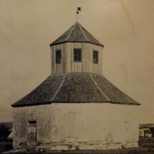 The Vereins Kirche, the first public building and church meeting house in Fredericksburg, Texas.